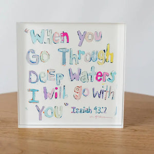 Chelsea McShane Isaiah Acrylic Block - The Fizz Boutique
