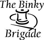 The Binky Brigade Logo Stencil