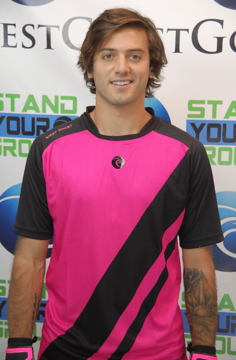 hot pink goalie jersey