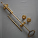 brass edwardian mechancal front door bell pull