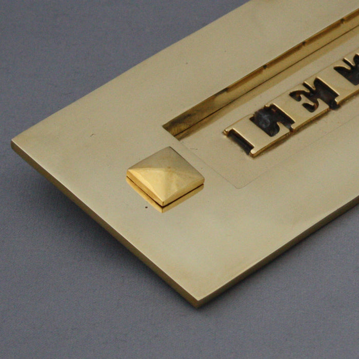 brass letterbox