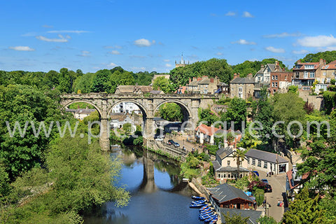 Knaresborough Viaduct in Summer by Charlotte Gale