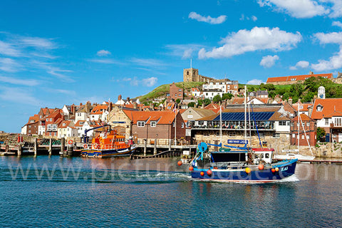 Whitby Harbour North Yorkshire by Charlotte Gale