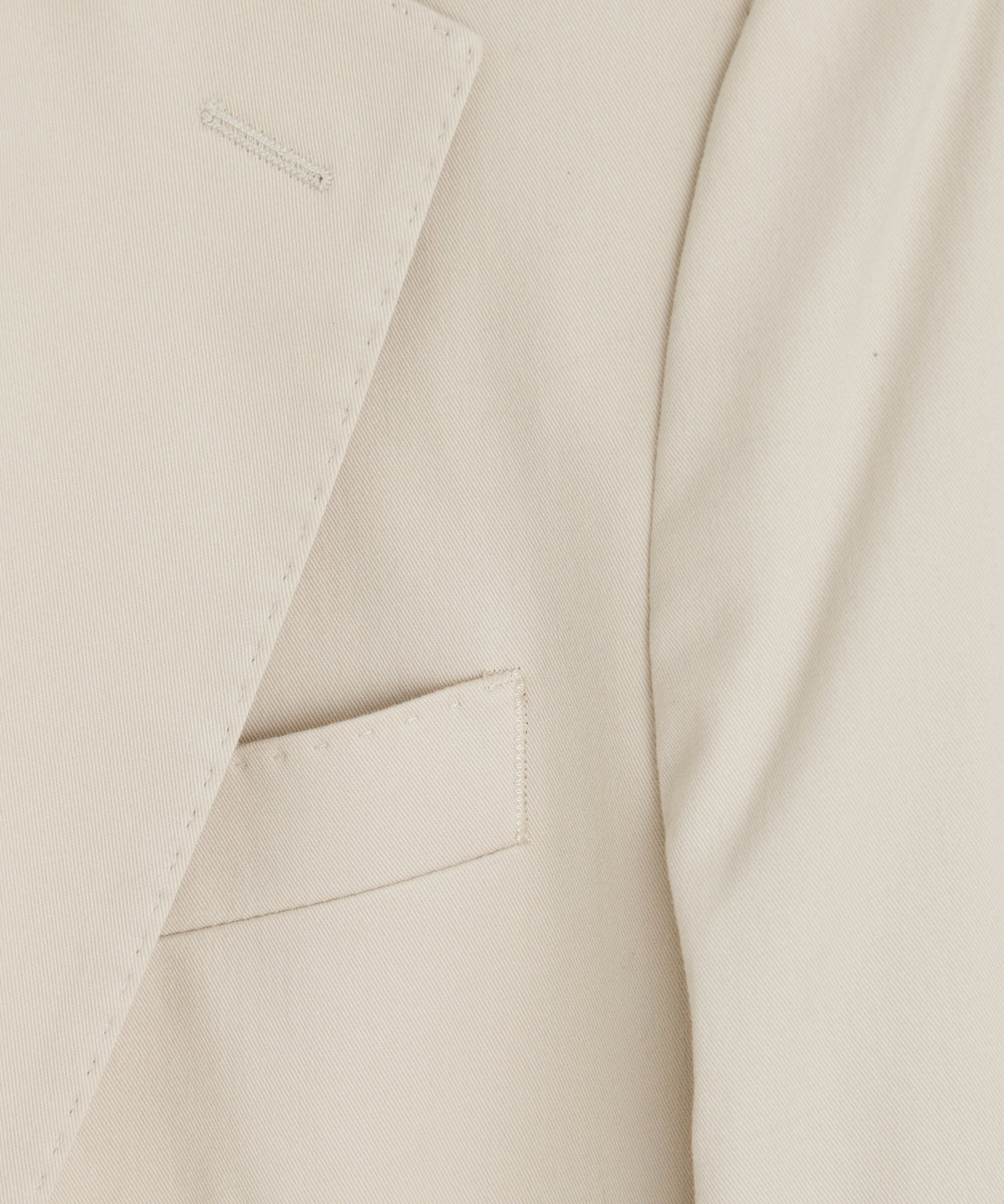 Italian Cotton Madison Suit in Stone