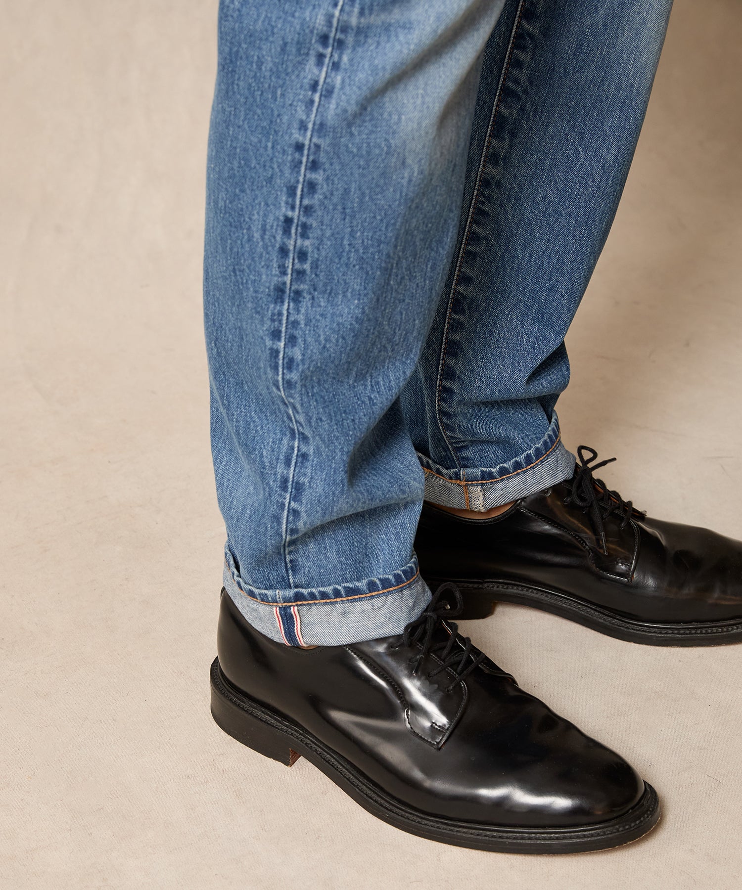 Slim Selvedge Jean in Ames Wash