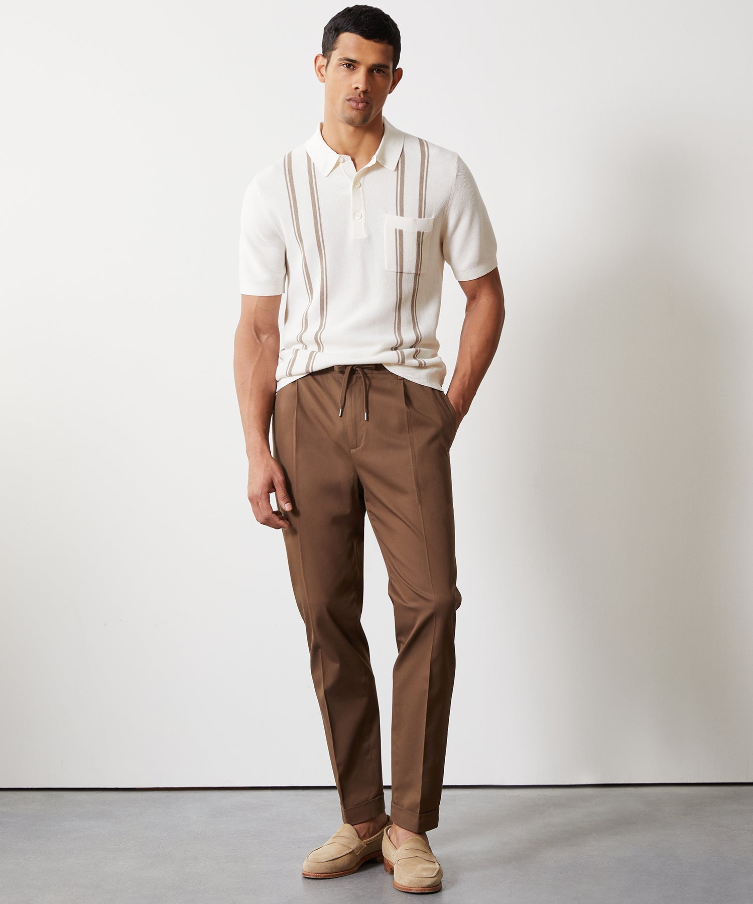 Modern Chino Trouser in Mocha