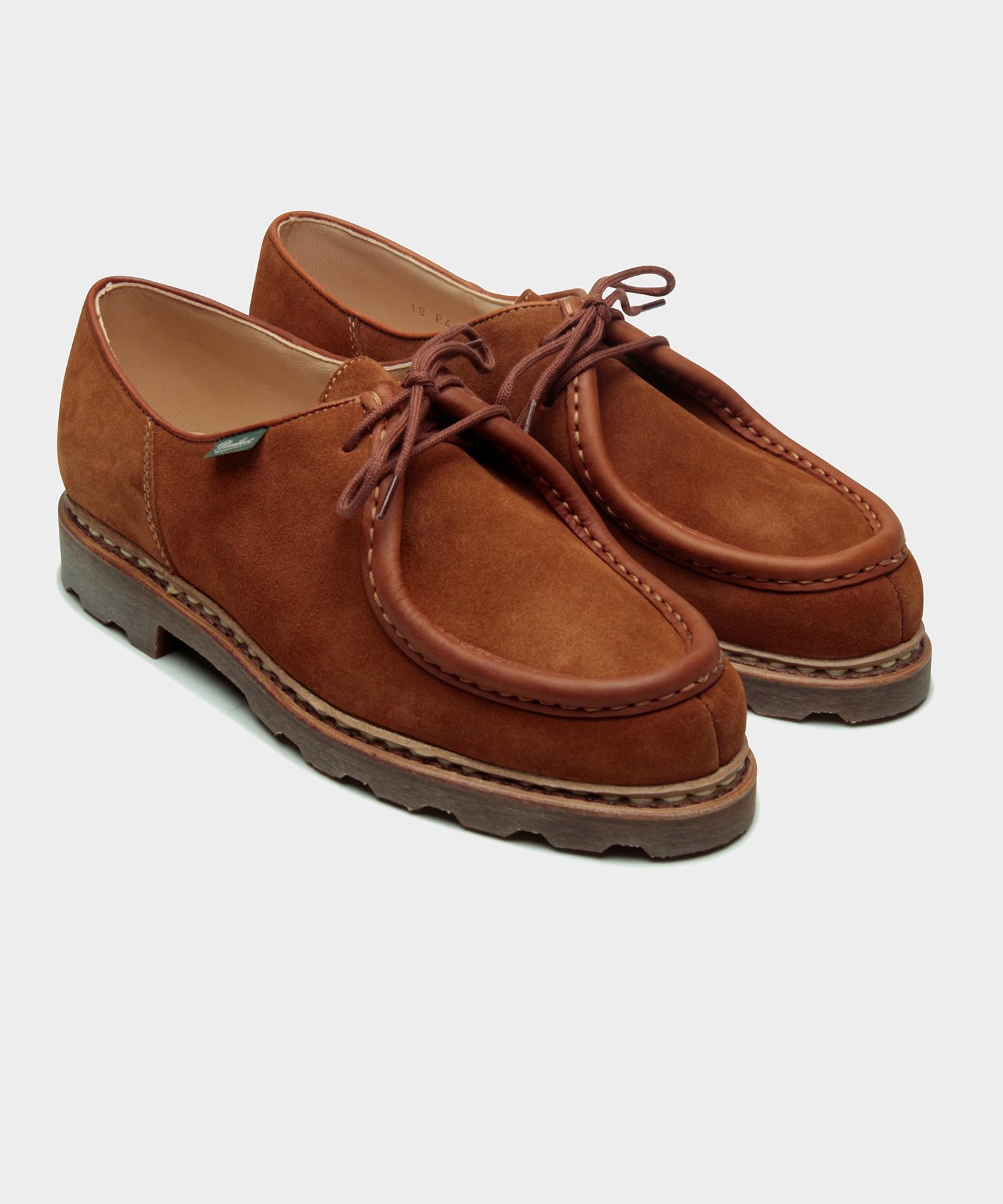 Paraboot Michael Suede Whiskey Shoe - Todd Snyder