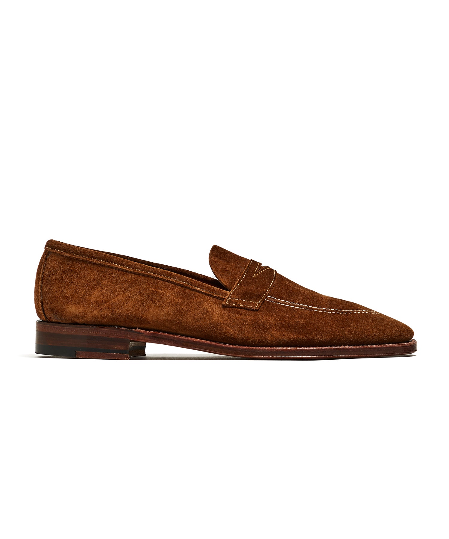 Todd Snyder Snuff Suede Penny Loafer