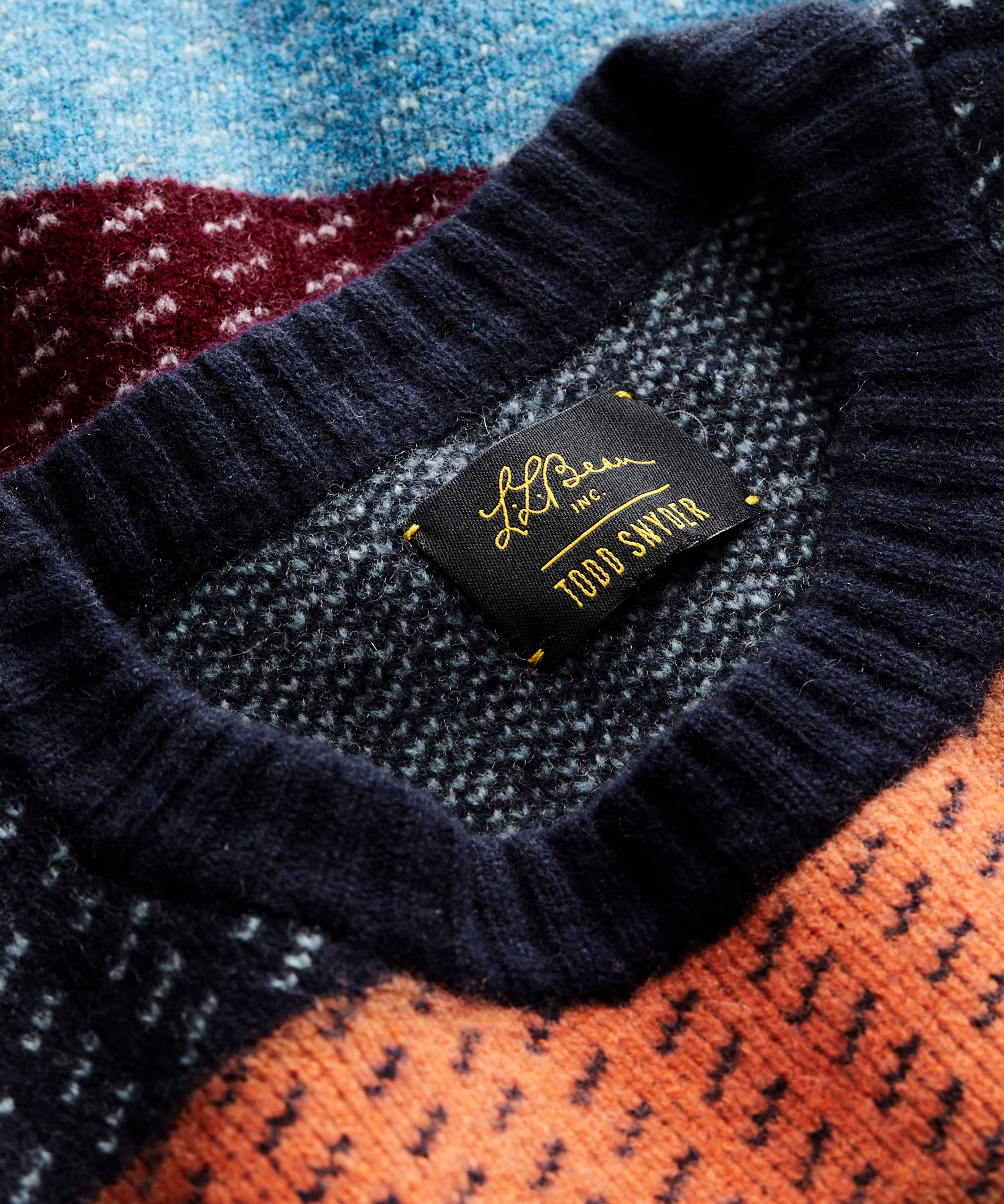 L.L.Bean x Todd Snyder Sweater Pullover in Multi