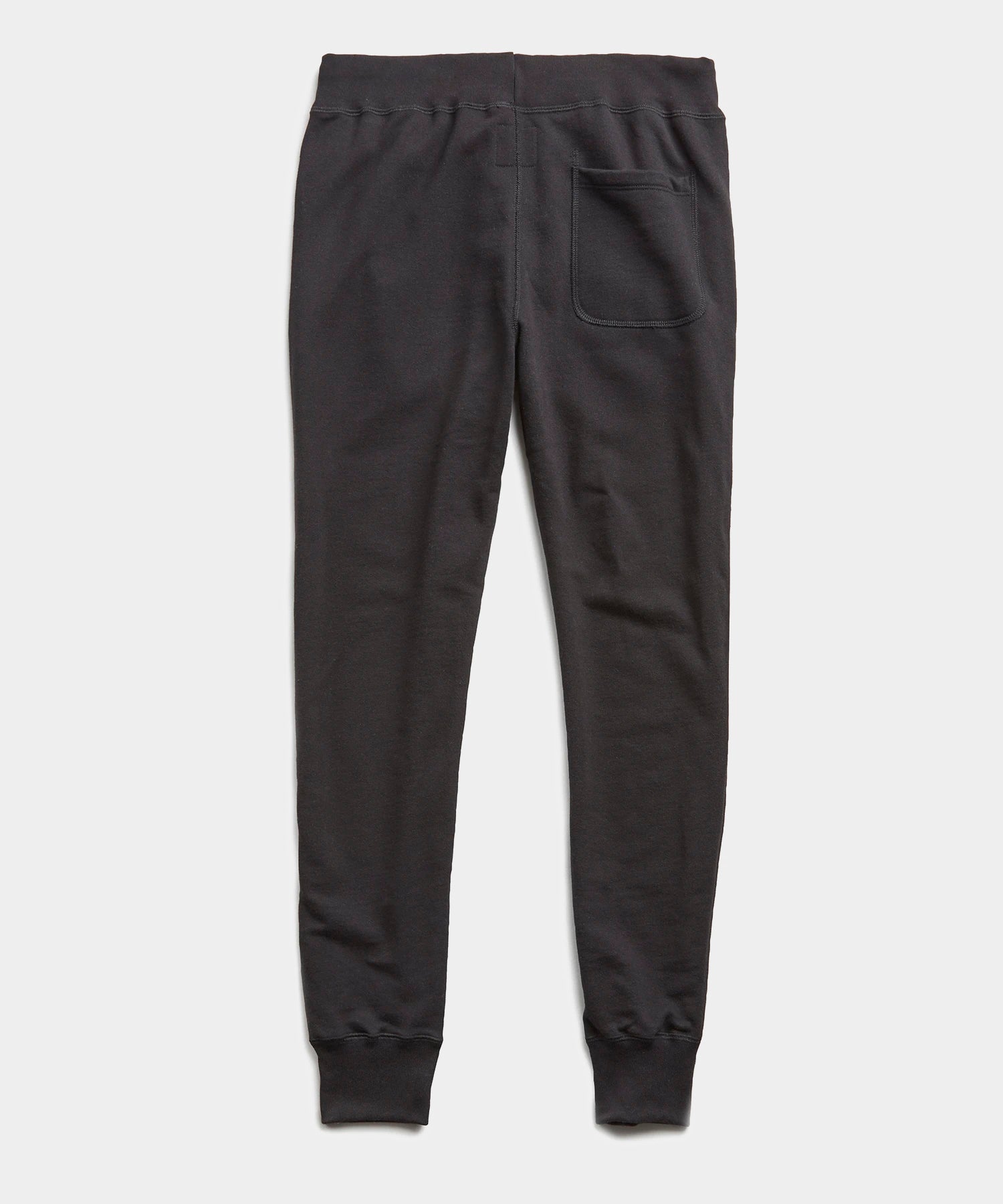 black thin joggers