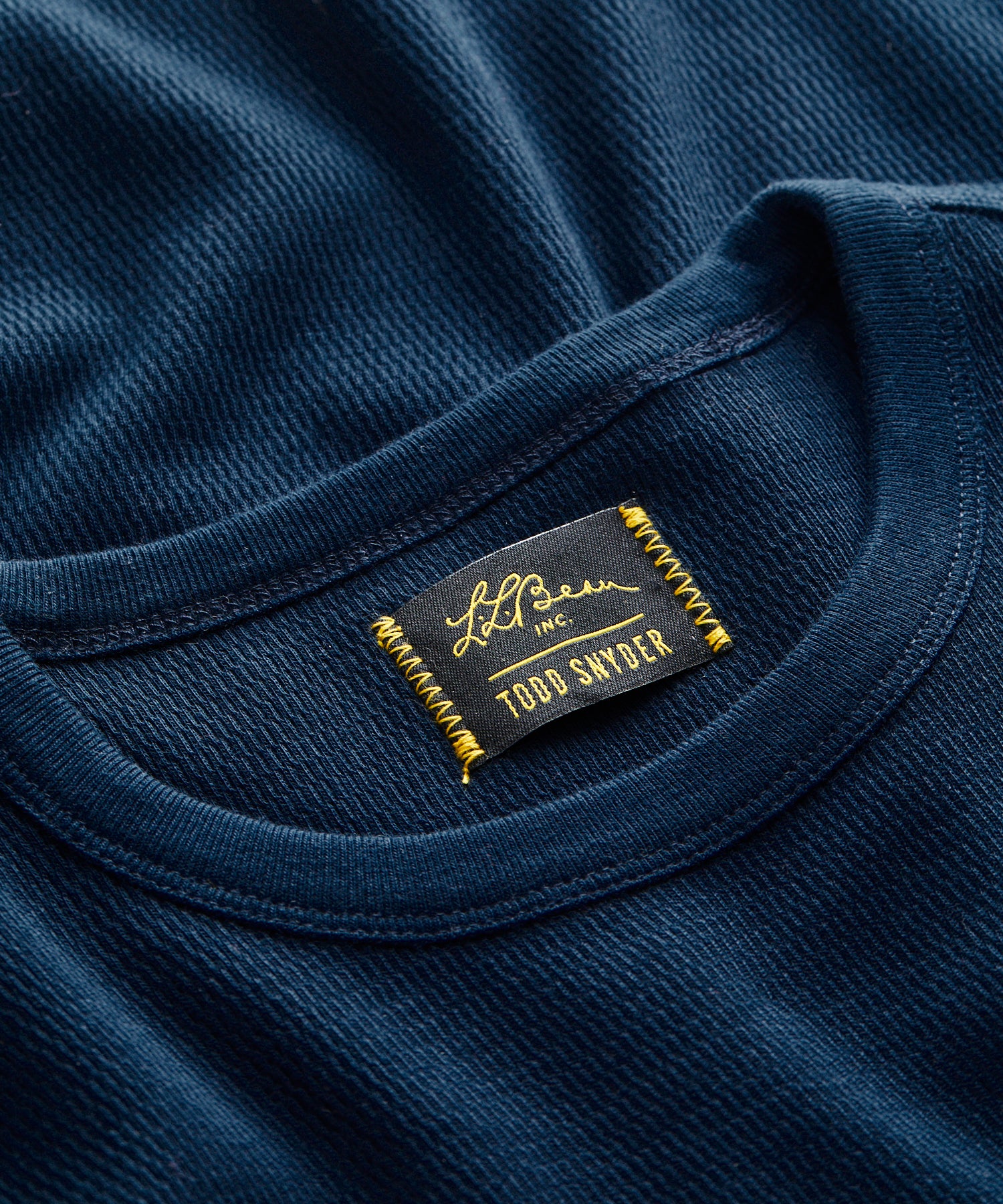 L.L.Bean x Todd Snyder Thermal Crew in Navy