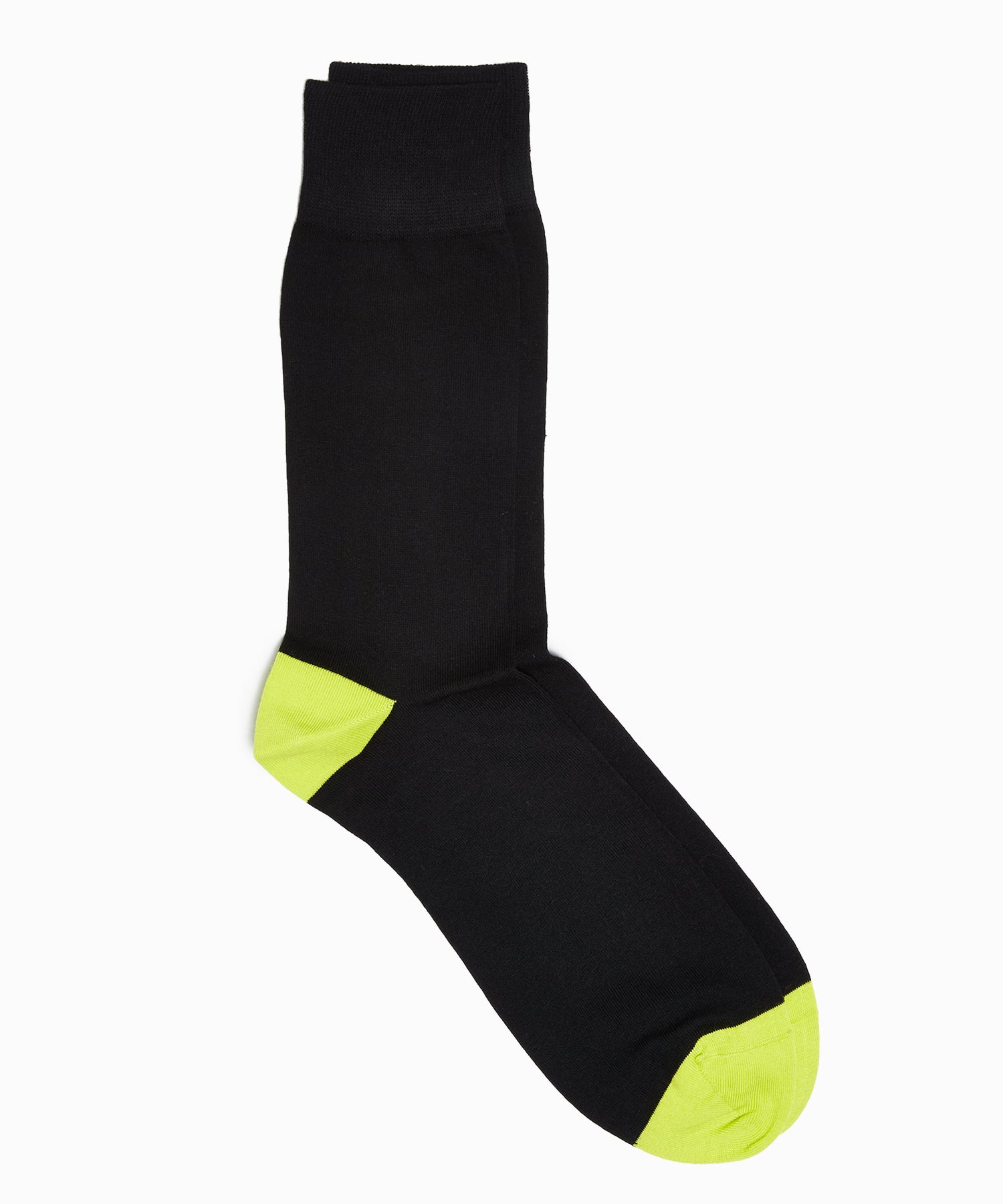Corgi Contrast heel/toe socks in Black 