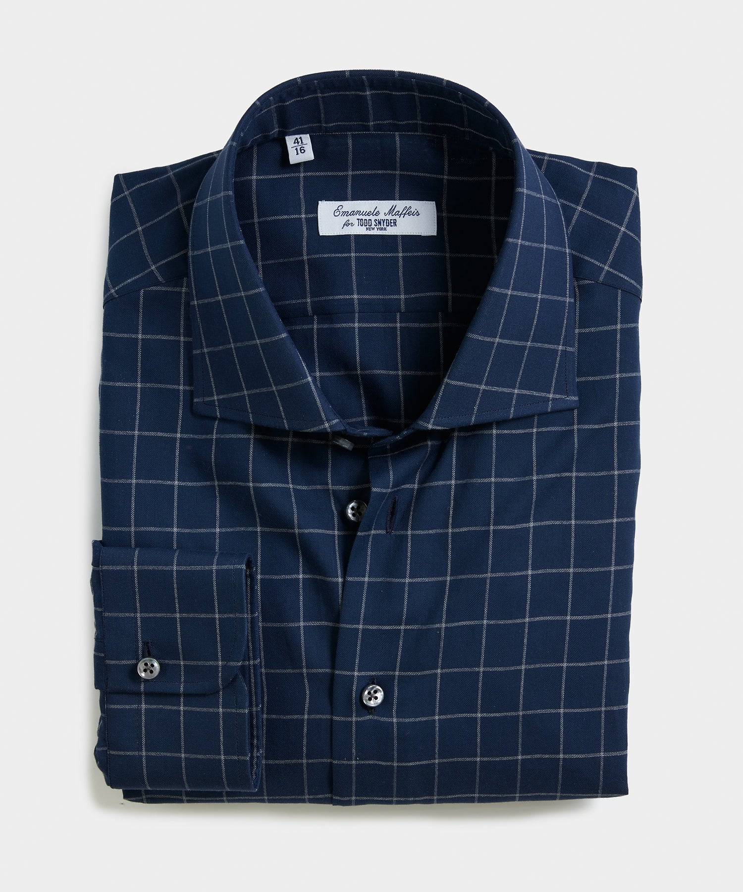 Camiceria E. Maffeis Windowpane Dress Shirt - Todd Snyder