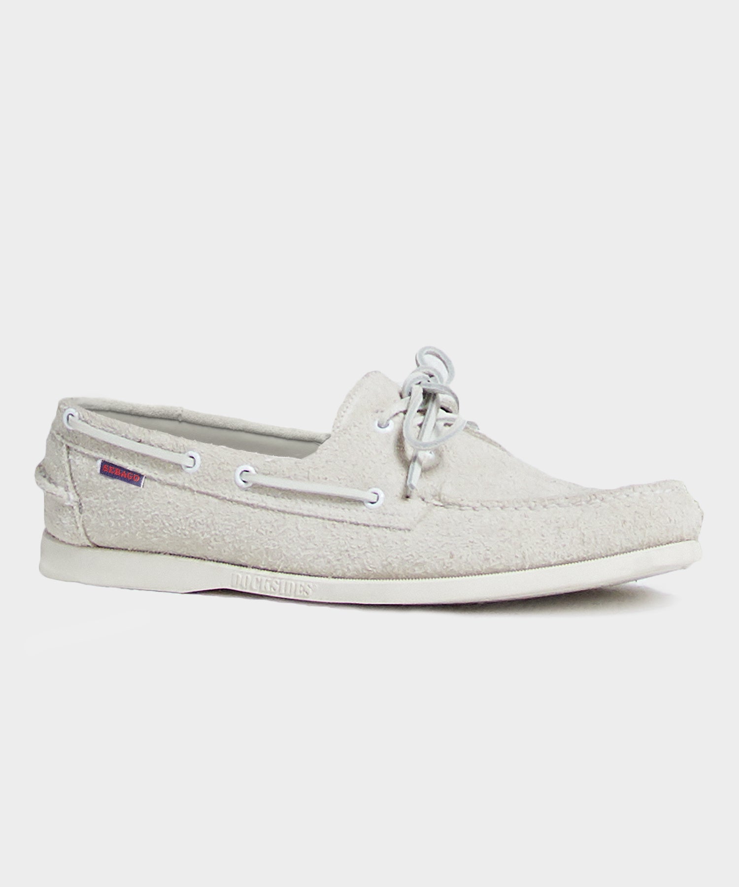 boat shoes white