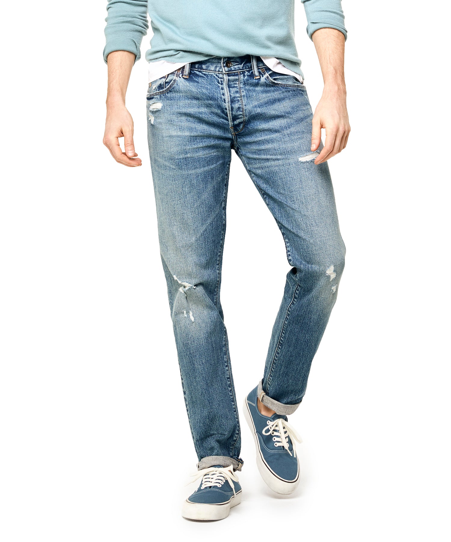 skinny fit denim jeans