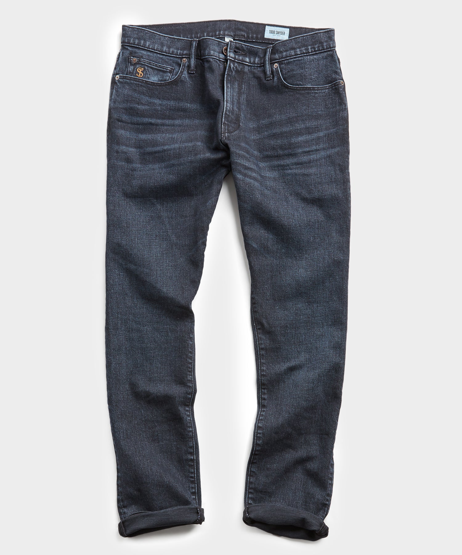 Slim Fit Black Ink Wash Denim Jean