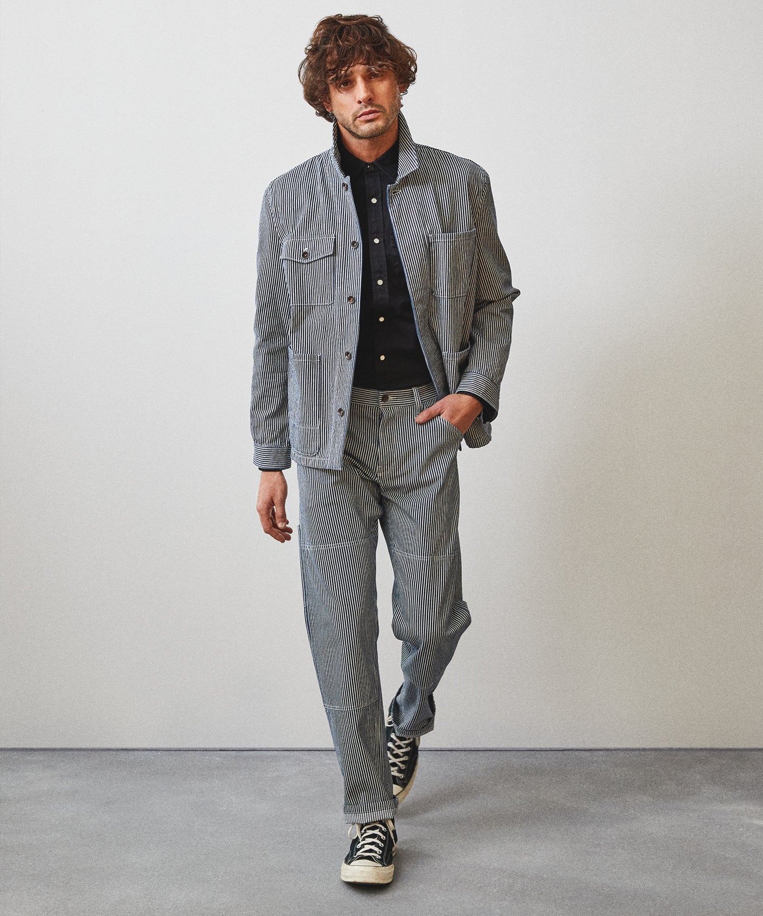 W)taps - S NAVY WELDER / TROUSERS / COTTON. SATINの+memoderiva.pt