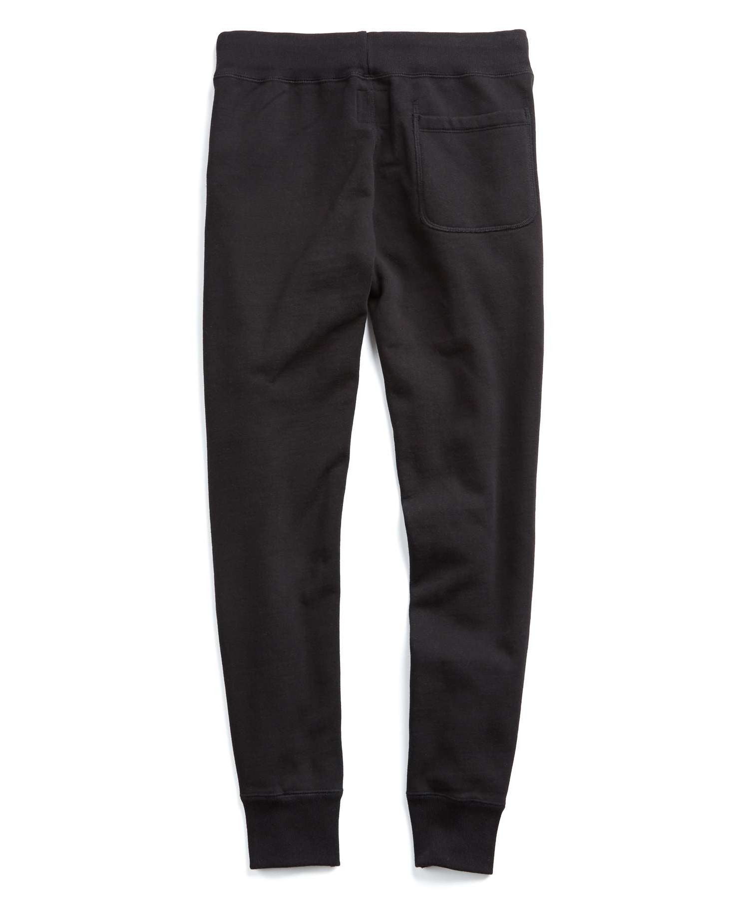 Heavyweight Slim Jogger in Black - Todd Snyder