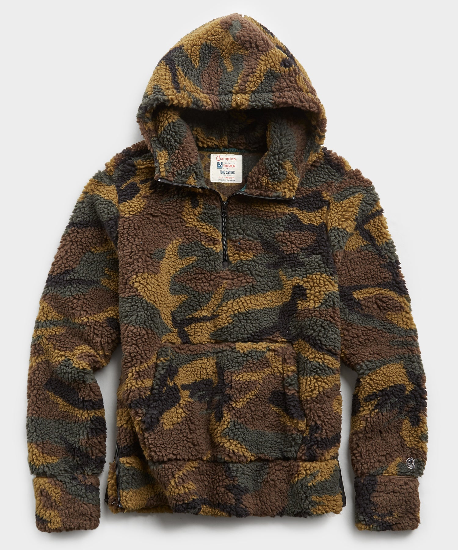 camouflage champion hoodie