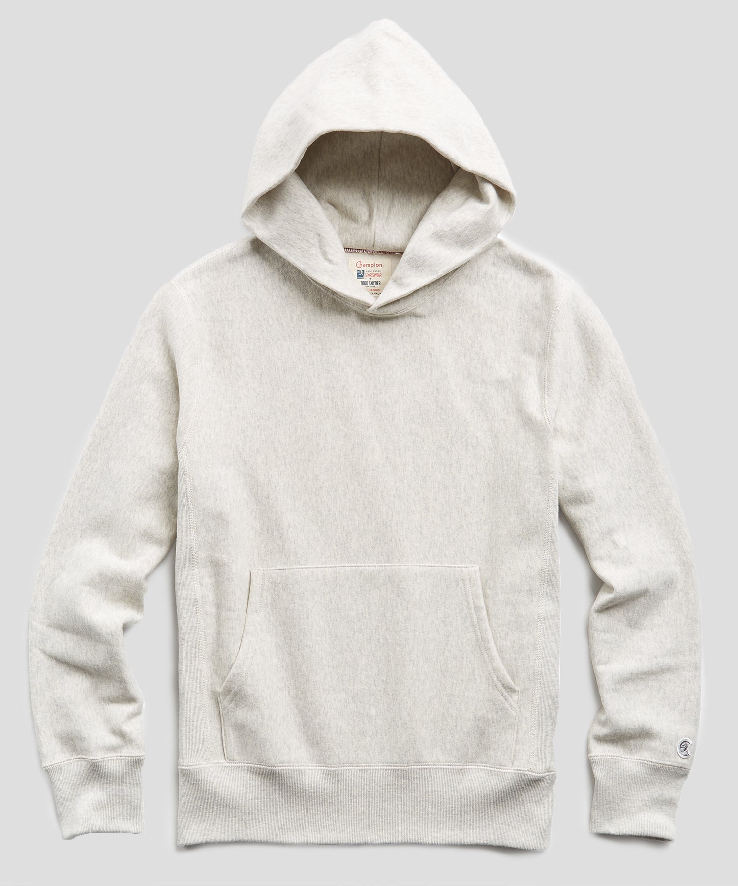 white champion hoodie sweatshirt