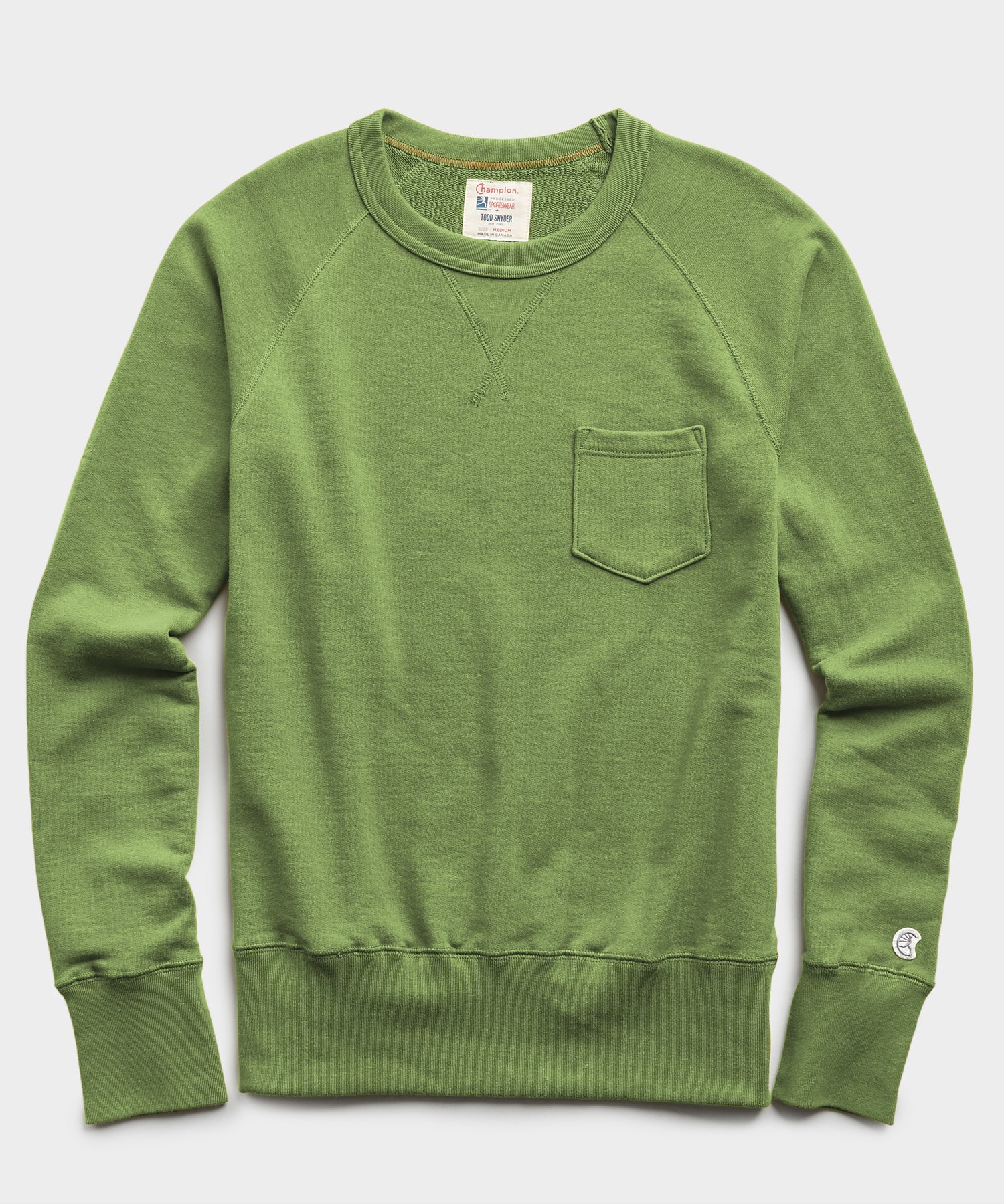 Image of Lightweight Pocket Sweatshirt in Guacamole
