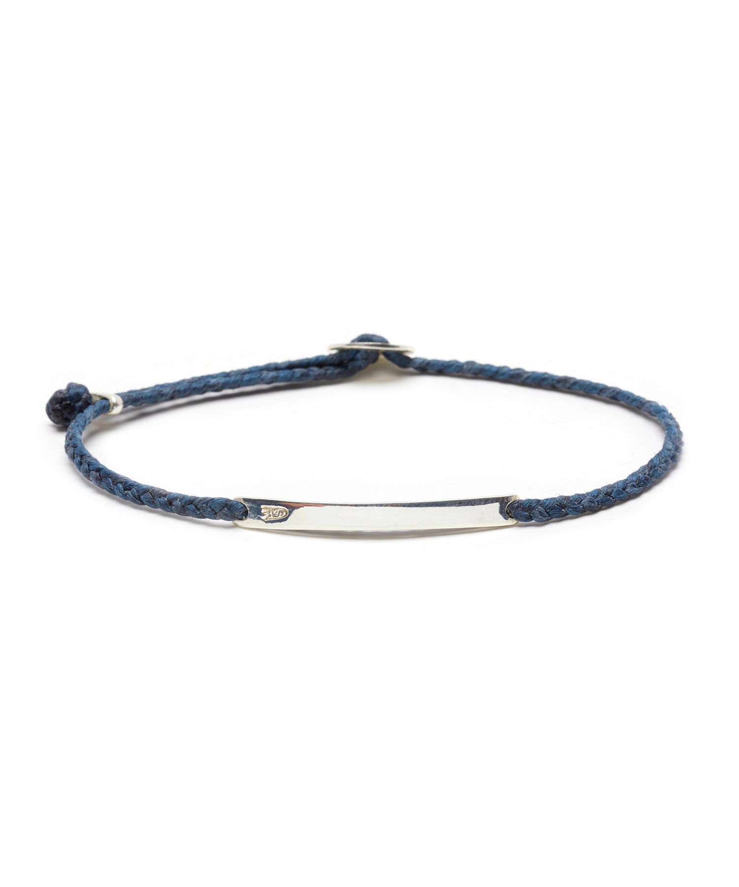 Scosha Signature Id Slider Bracelet In Denim Todd Snyder