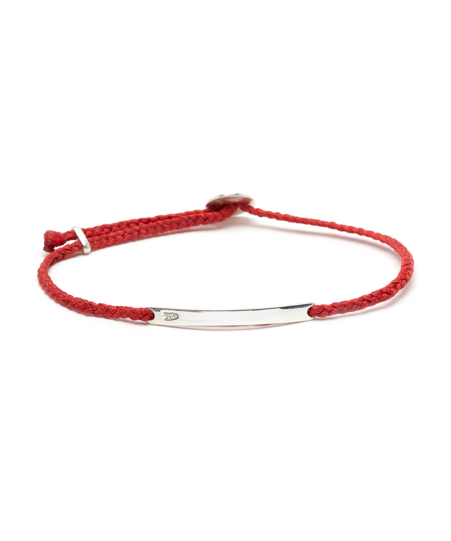 Scosha Signature Id Slider Bracelet In Scarlet Todd Snyder