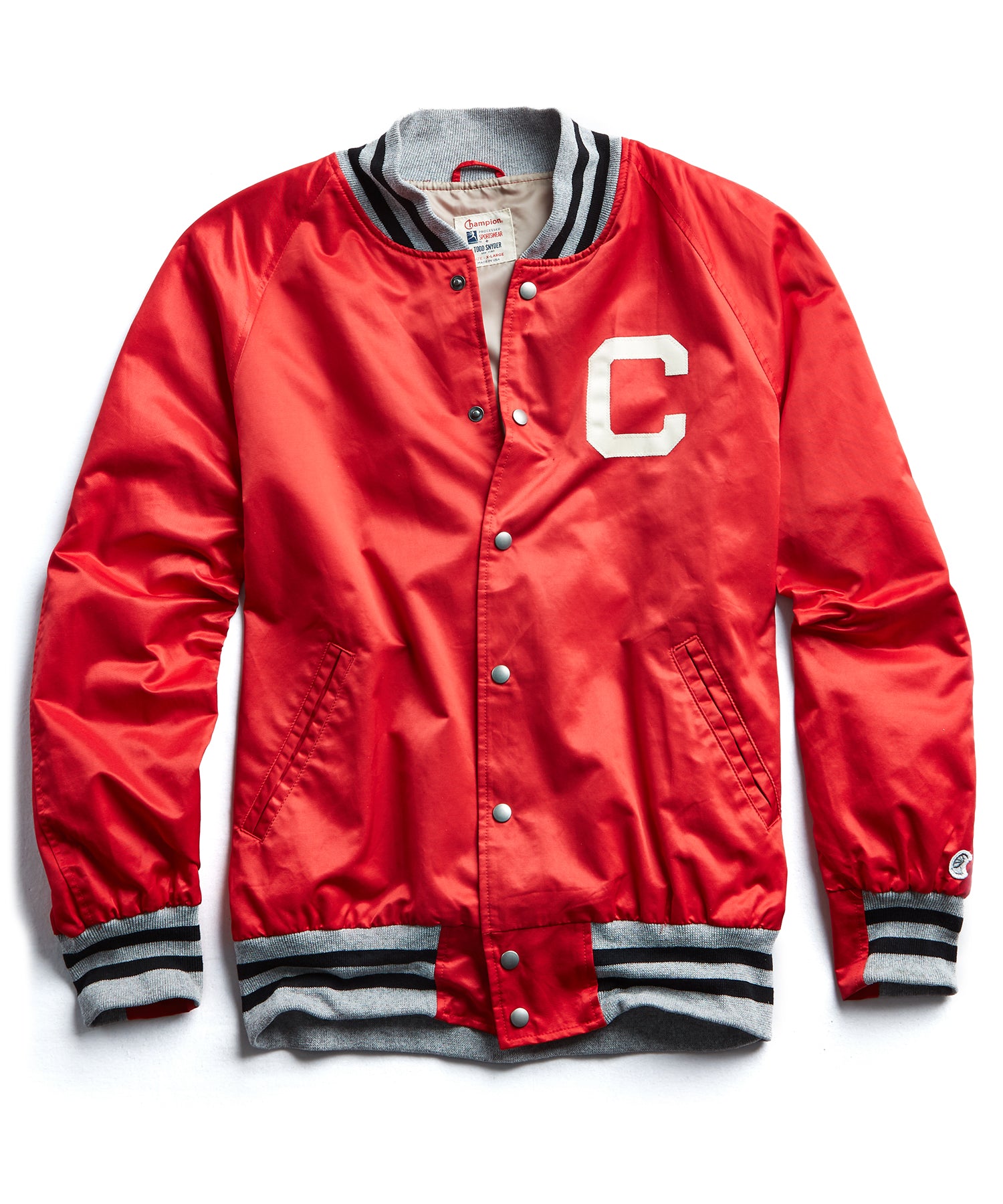 red champion bomber jacket
