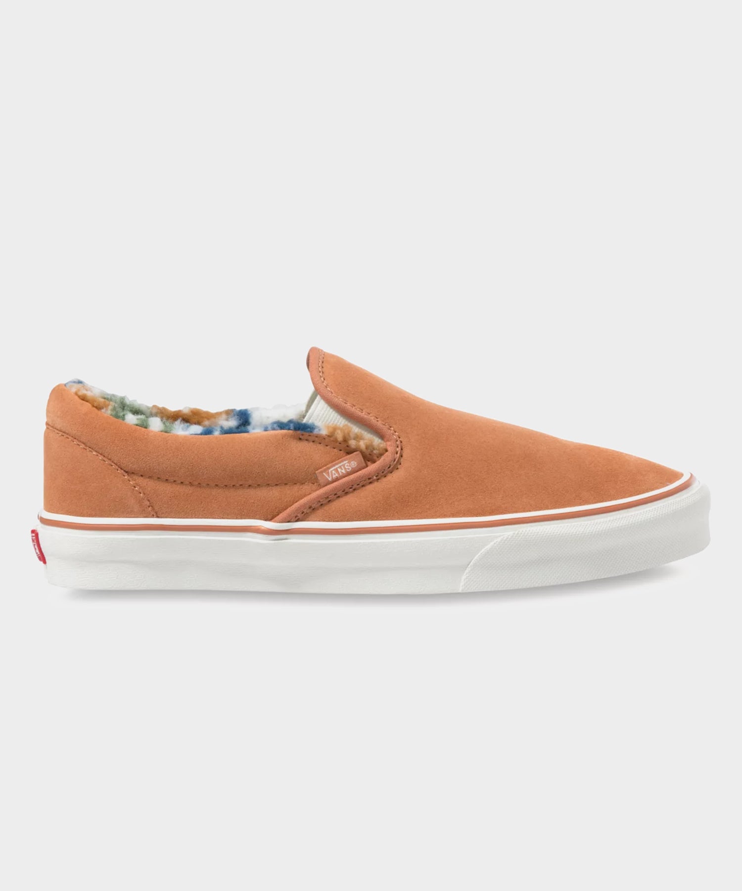 slip on orange vans