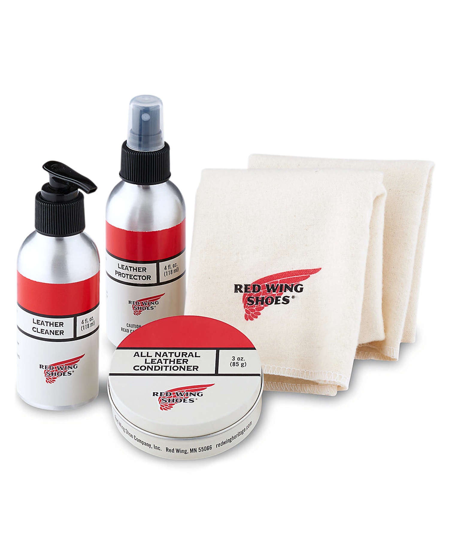 red wing shoe care products