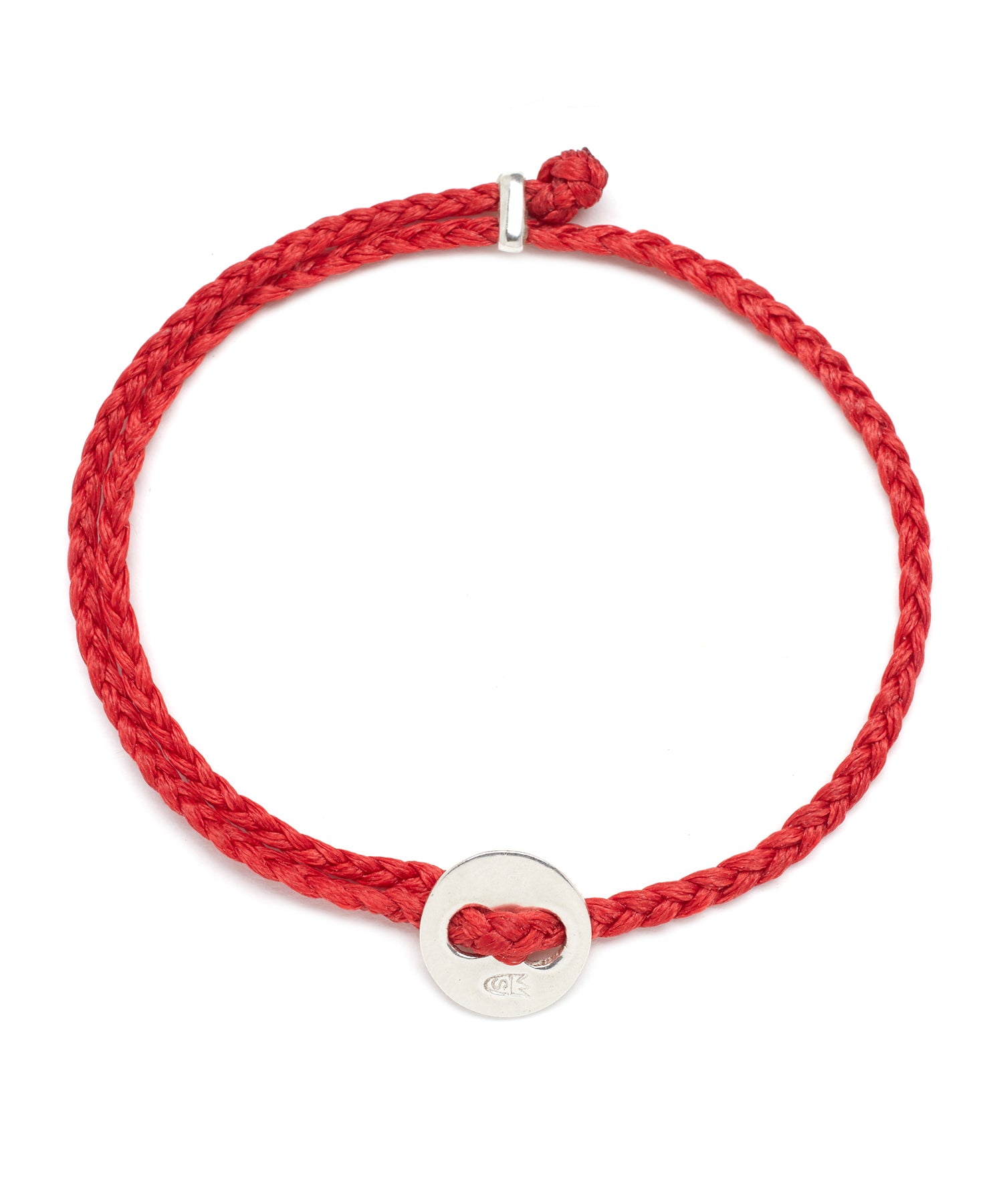 Scosha Signature 4mm Bracelet In Silver And Scarlet Todd Snyder