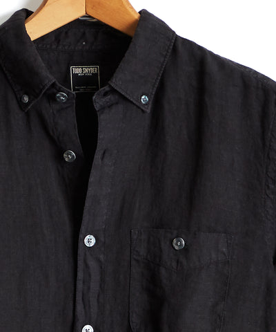 black button up polo shirt