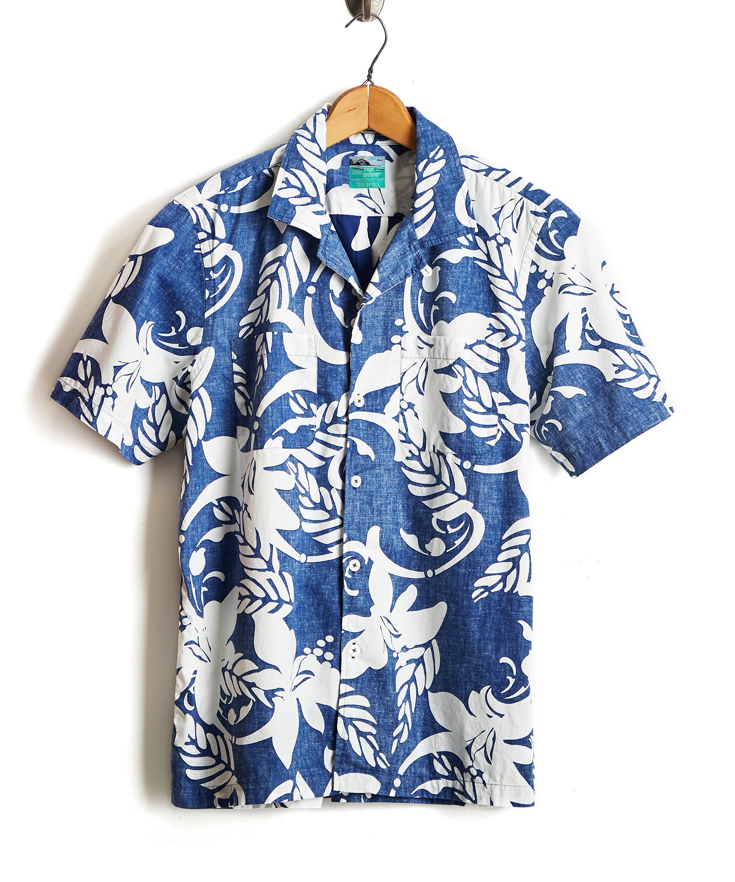 Exclusive Reyn Spooner + Todd Snyder Short Sleeve Shirt in Blue Floral