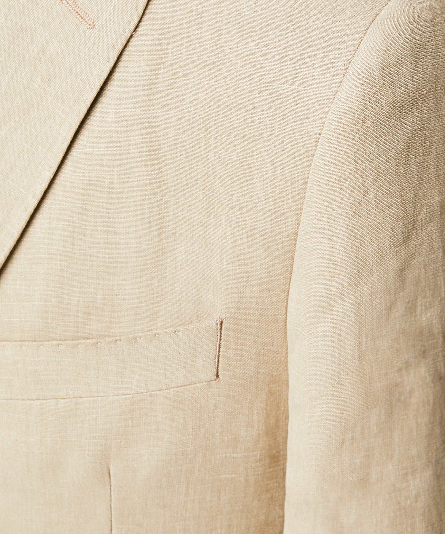 Linen Sutton Suit in Beige