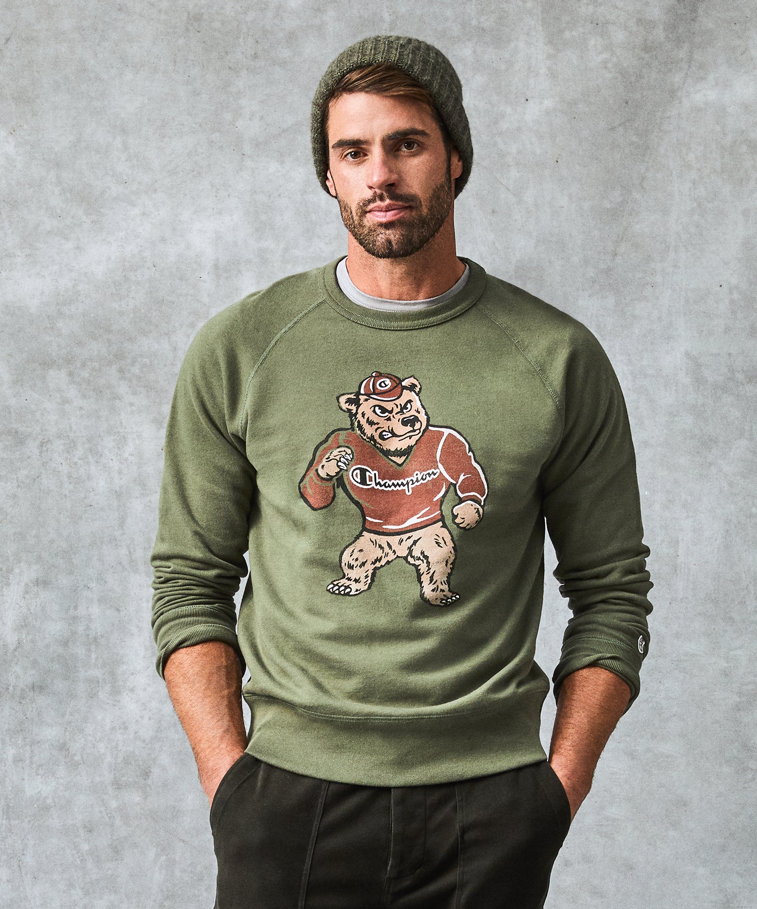 champion bear sweatshirt