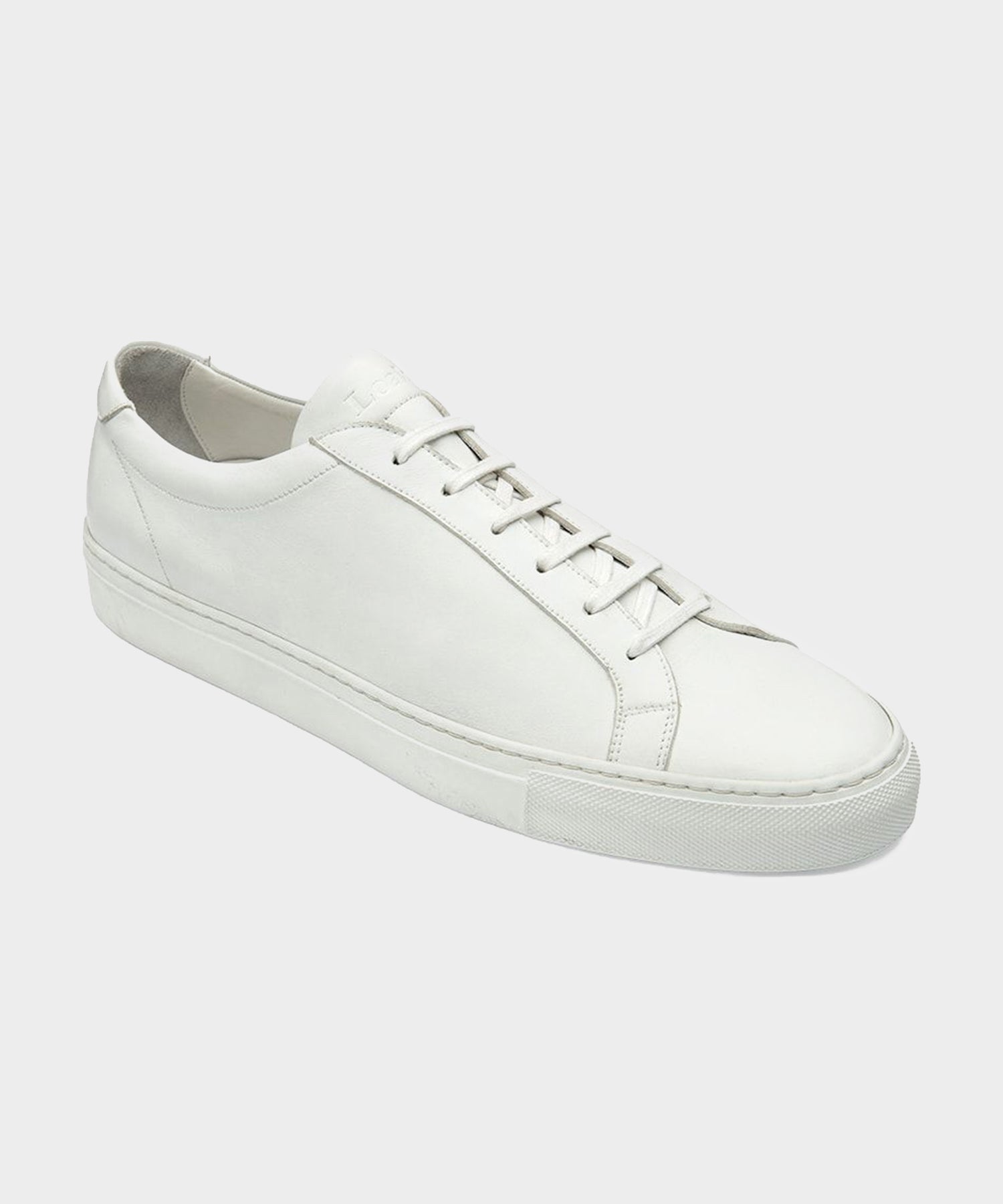 white calf leather sneakers