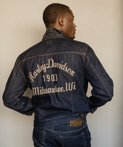 champion denim jacket