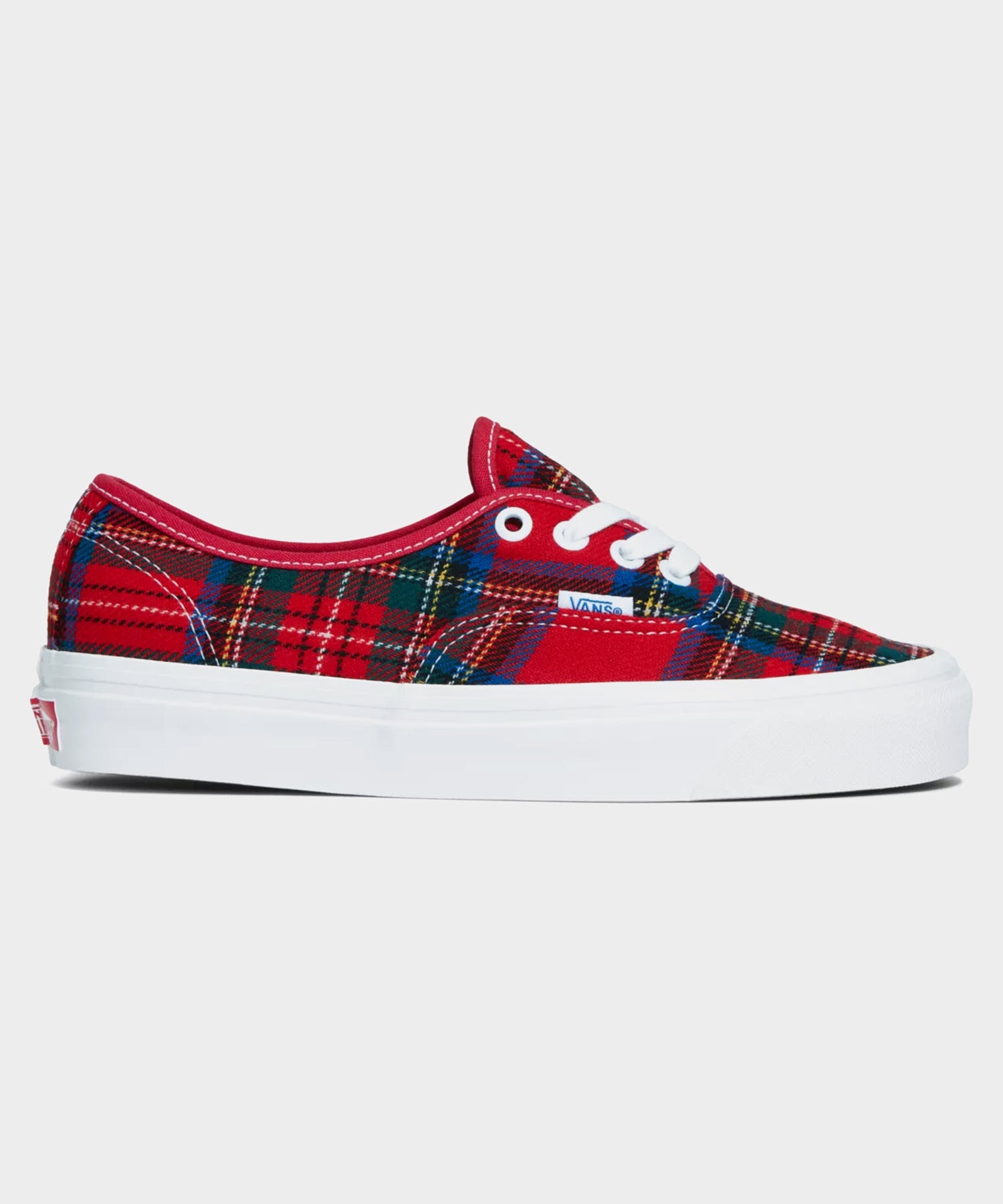 red plaid vans