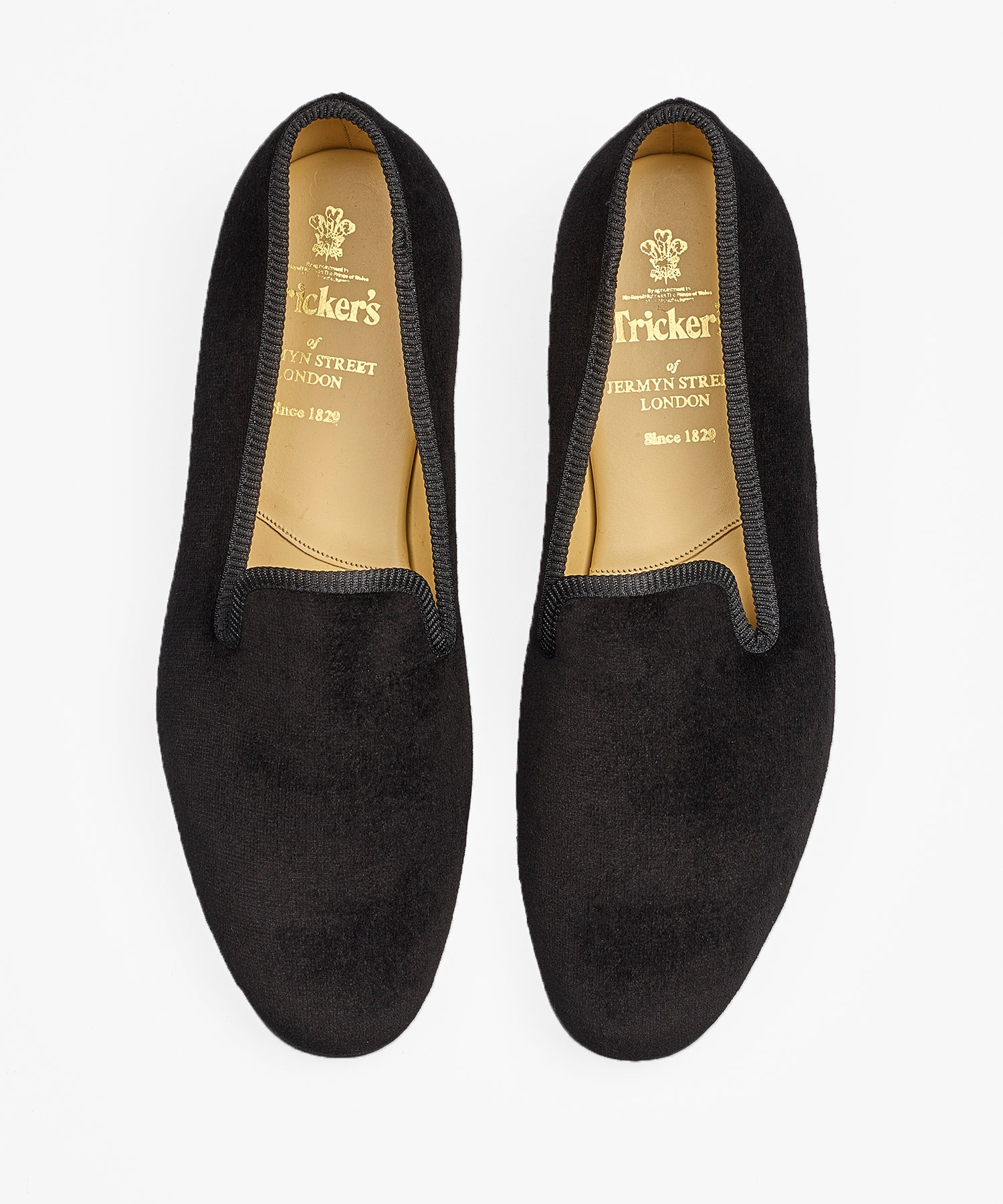 black velvet loafer