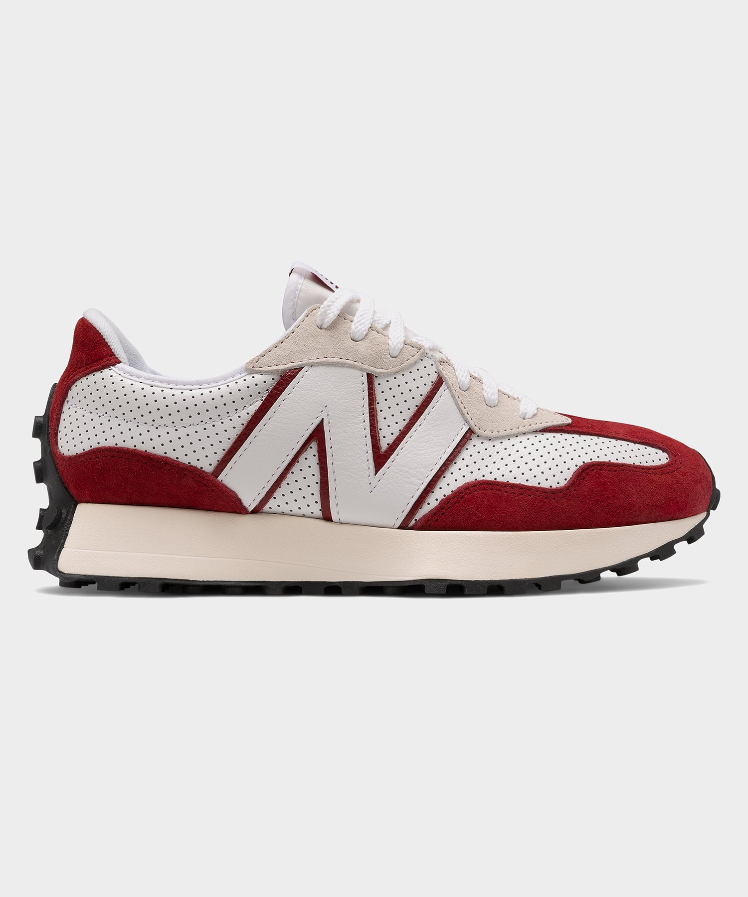 new balance white red