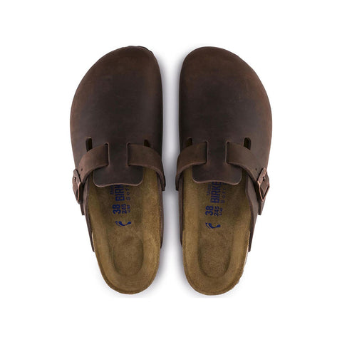 birkenstock boston iron oiled leather