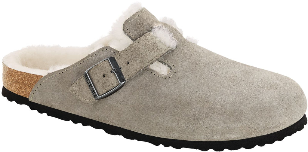 birkenstock boston clog shearling