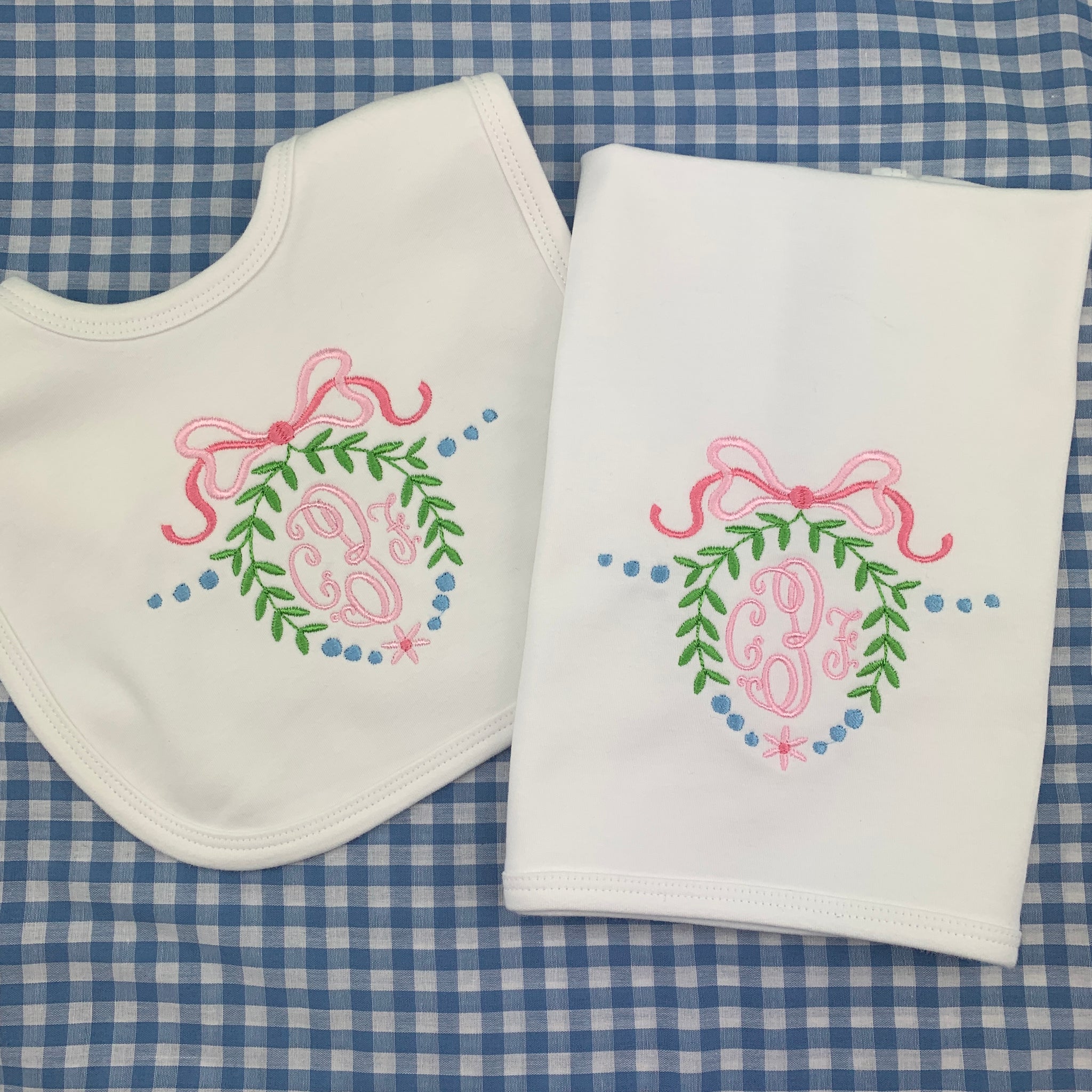 Cotton Knit Bib & Burp Set – Sew Sew Swell