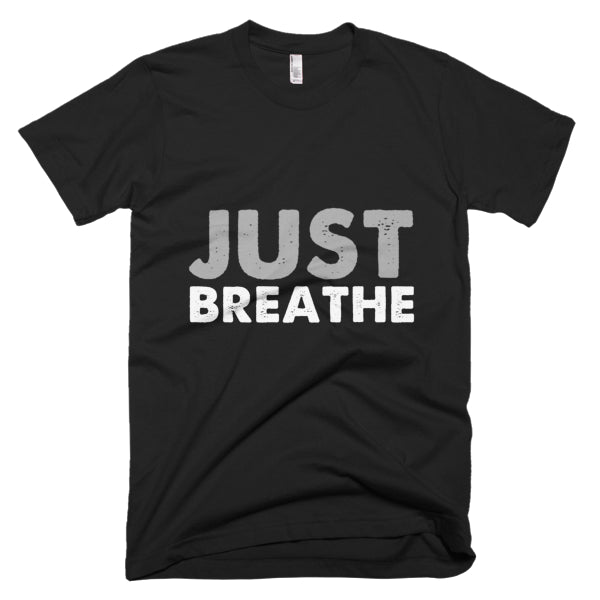 Just Breathe Mens T Shirt Yoga For Men