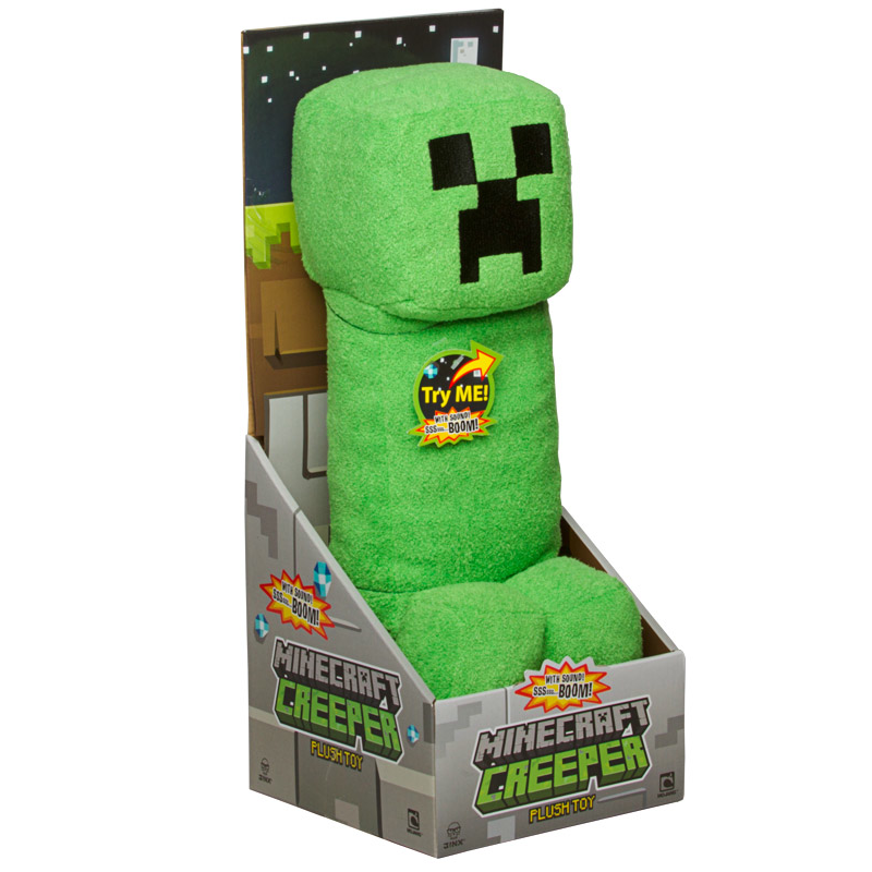 minecraft creeper plush with sound