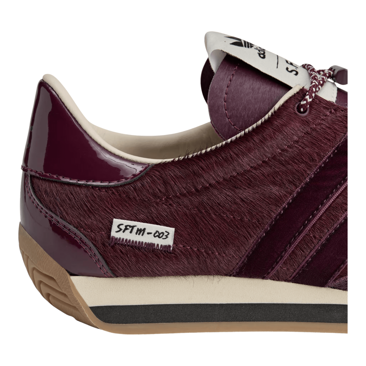 Country OG SFTM Shoes Burgundy JH9011 41 detail Photoroom