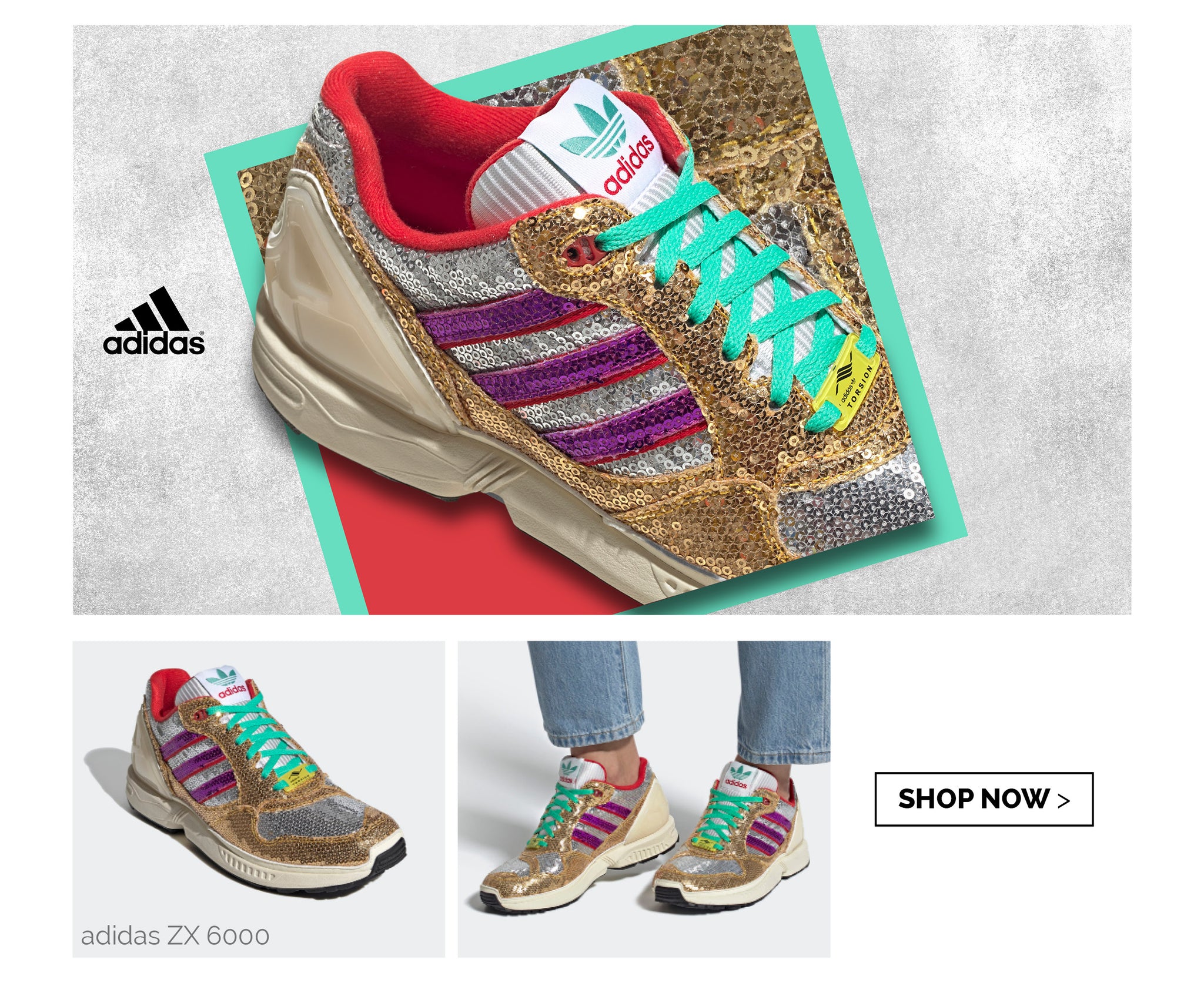 La adidas Glitter especial acaba de aterrizar