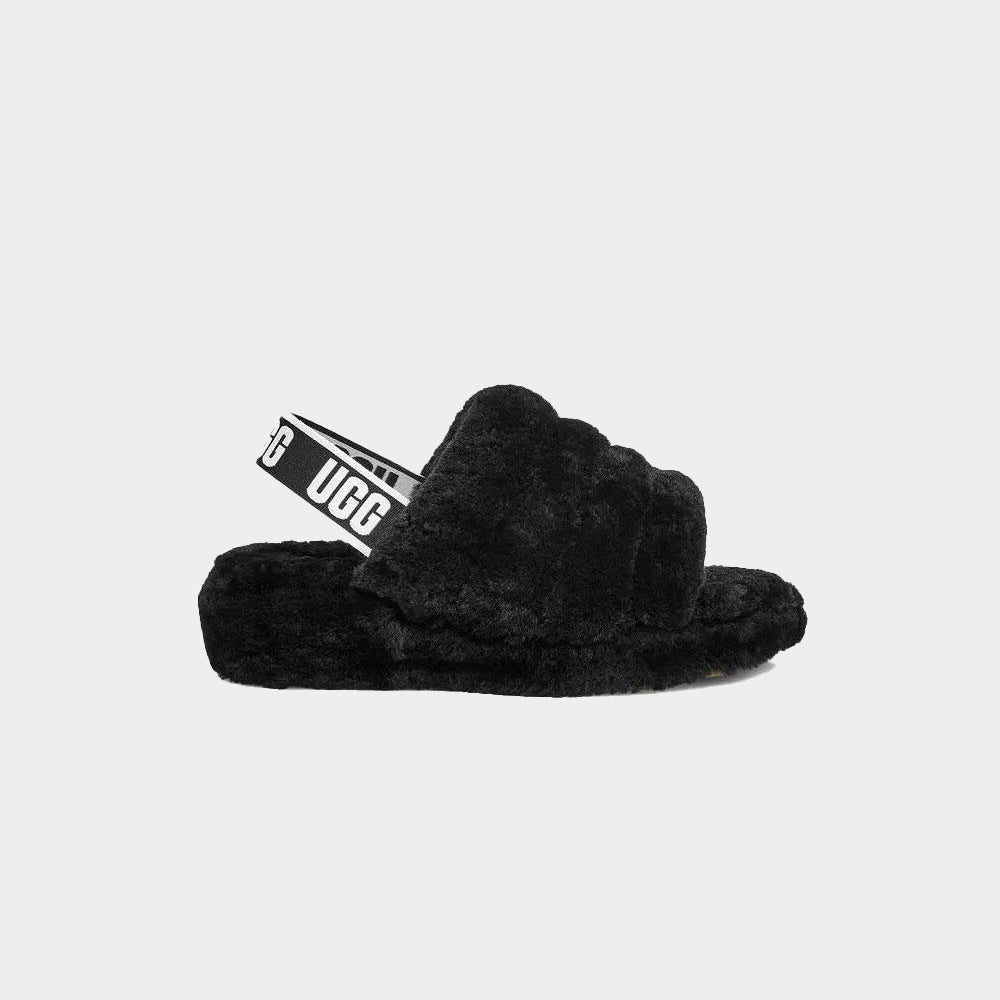 black slide uggs