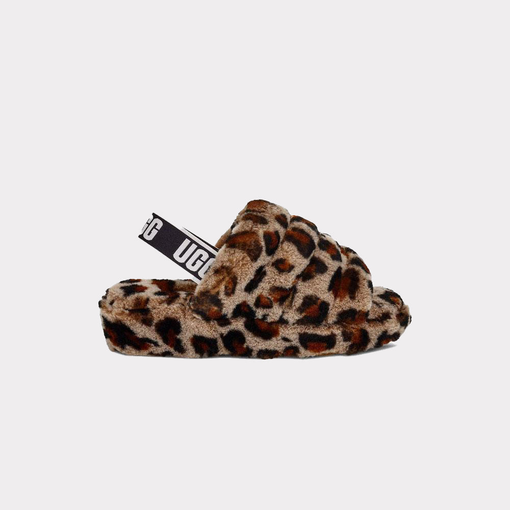 UGG Fluff Yeah Slide Leopard Amphora Women 1106252-AMP - ADDICT Miami