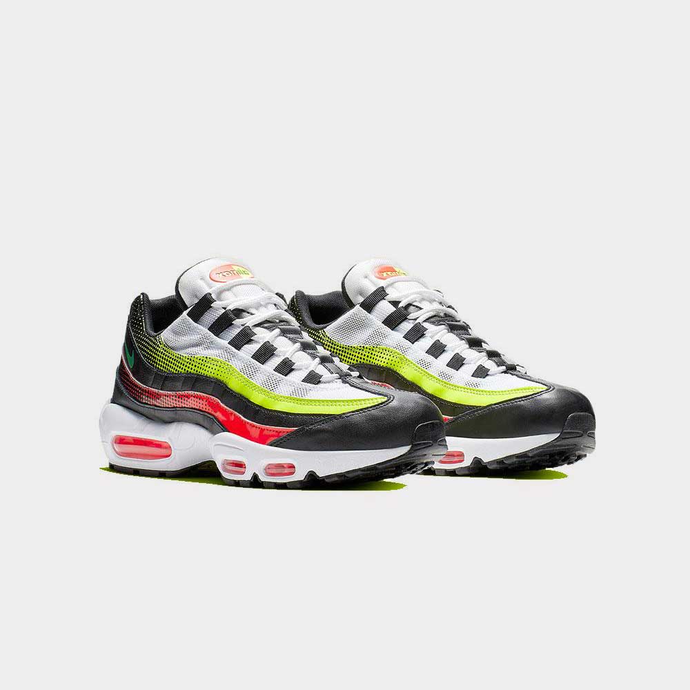 Nike Air Max 95 SE Fuse Volt/ Solar Red AJ2018-004 - ADDICT